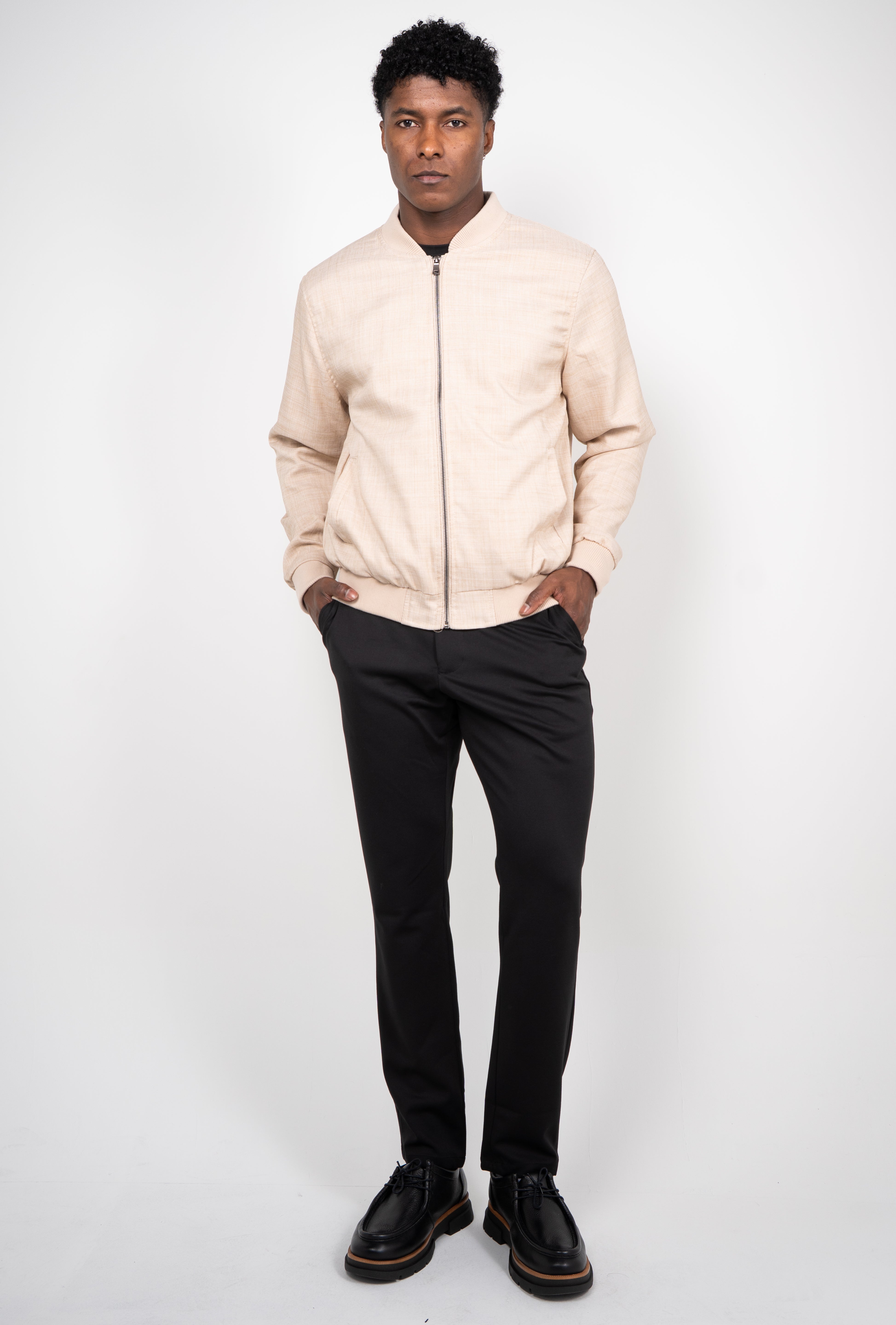 Jaqueta Masculina Bomber Linho