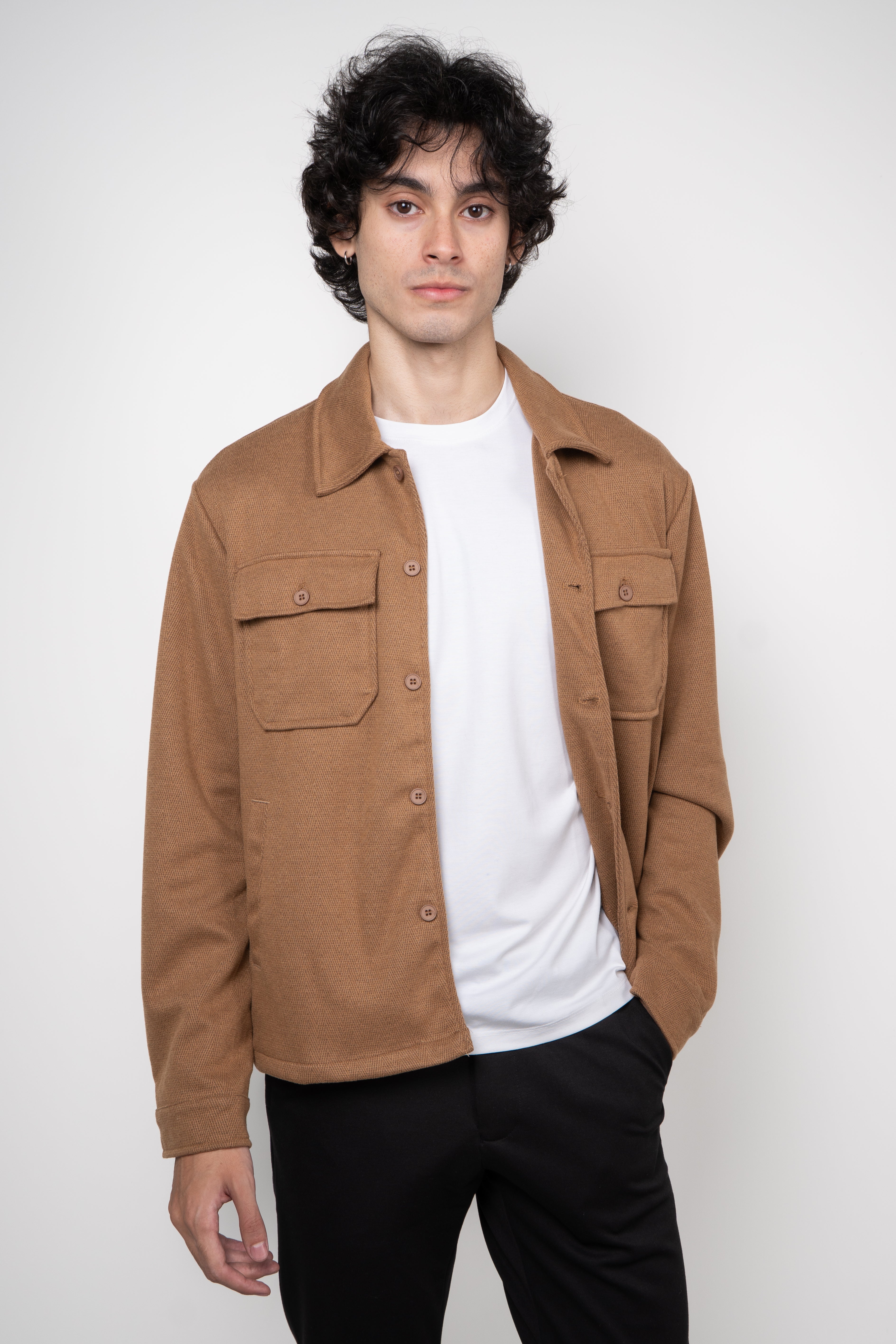 Jaqueta Masculina Tweed Inverno