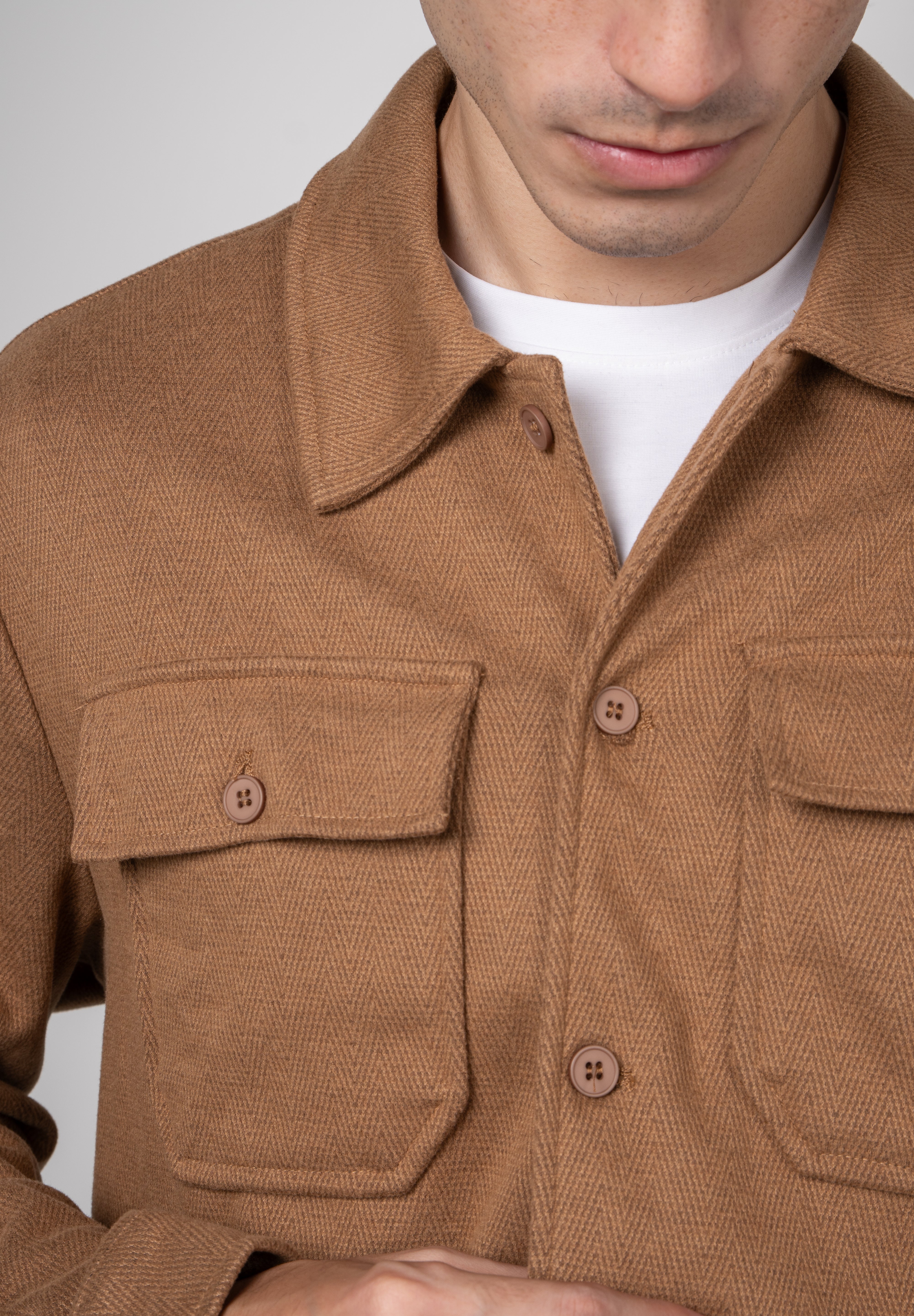 Jaqueta Masculina Tweed Inverno