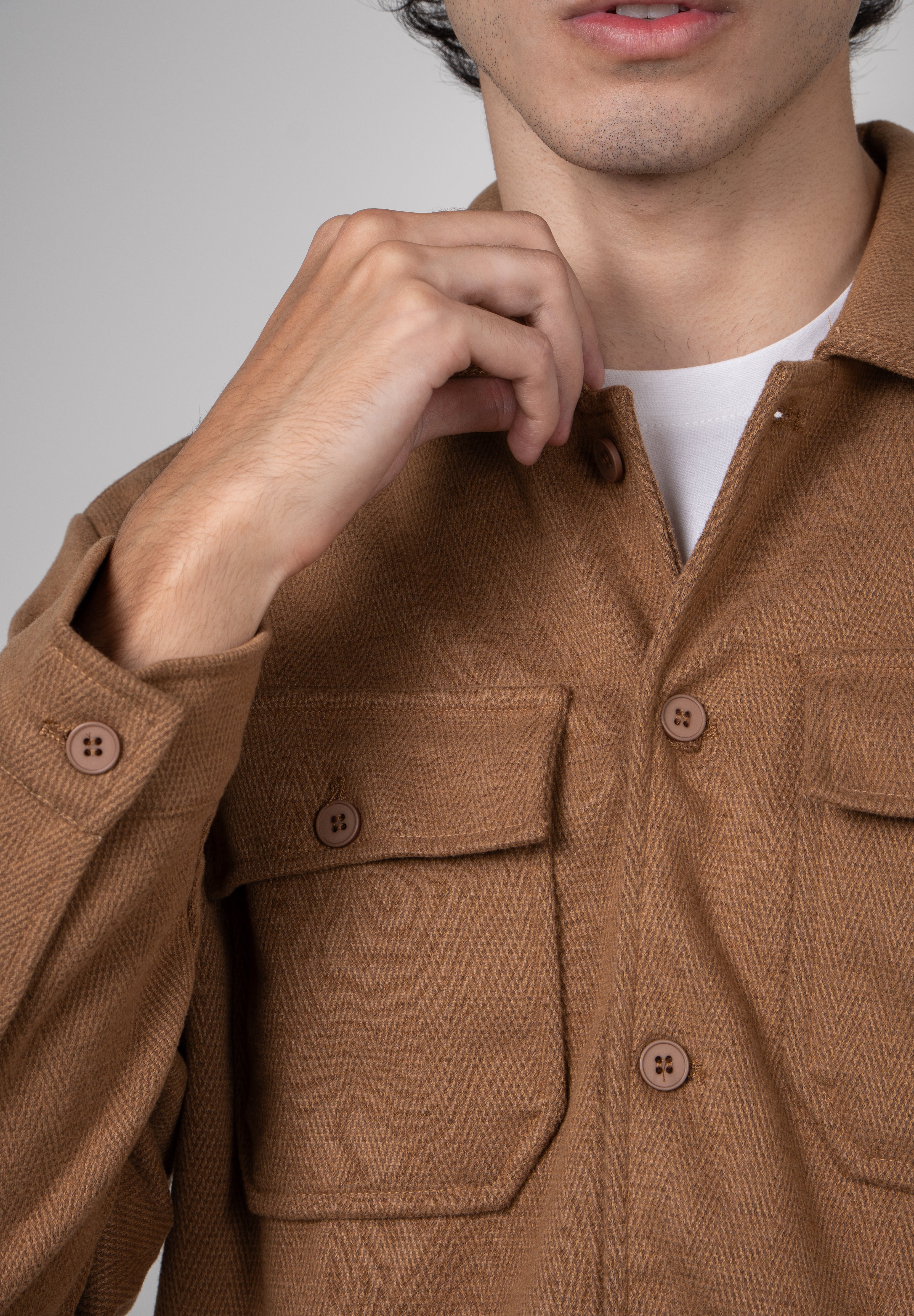 Jaqueta Masculina Tweed Inverno