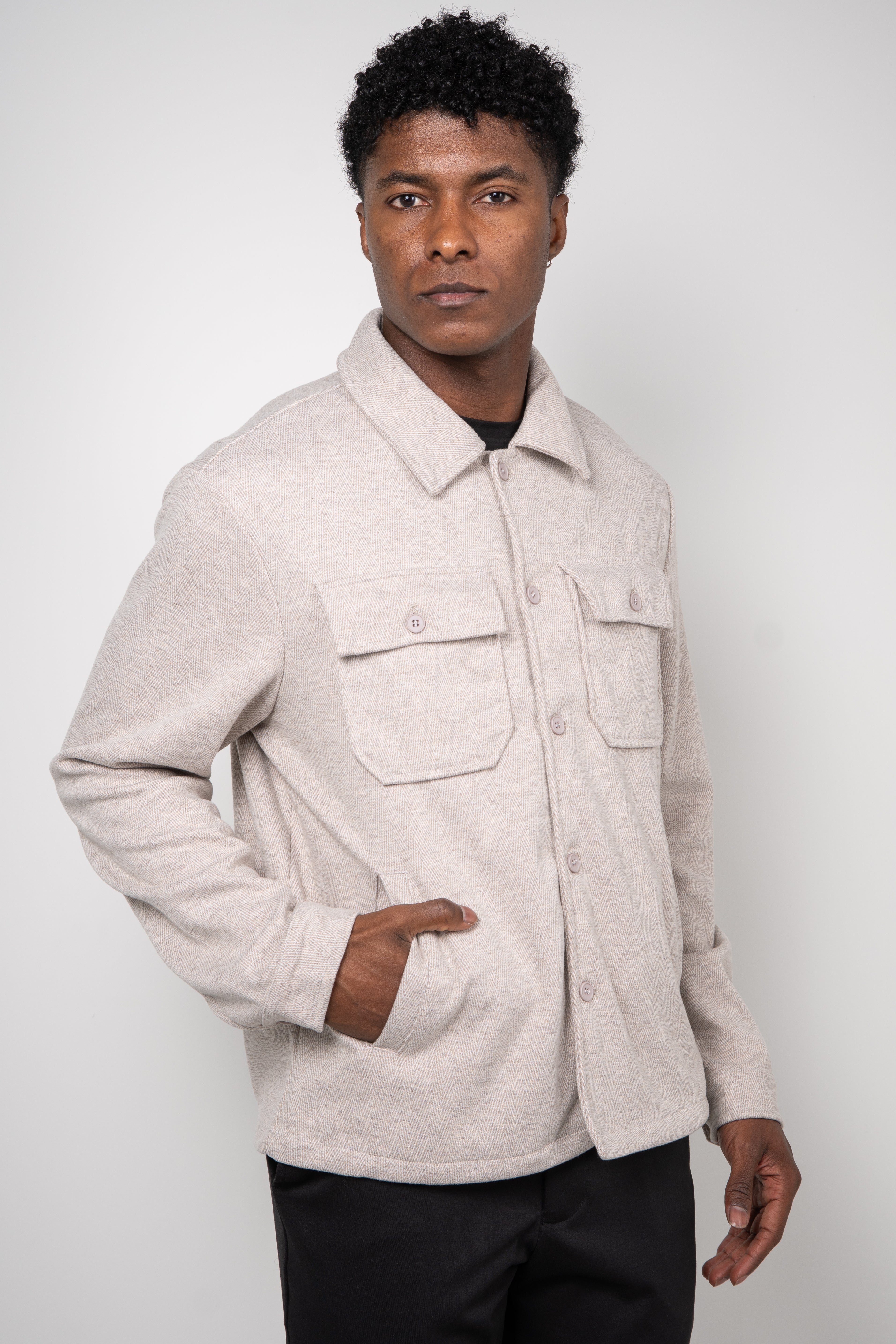 Jaqueta Masculina Tweed Inverno