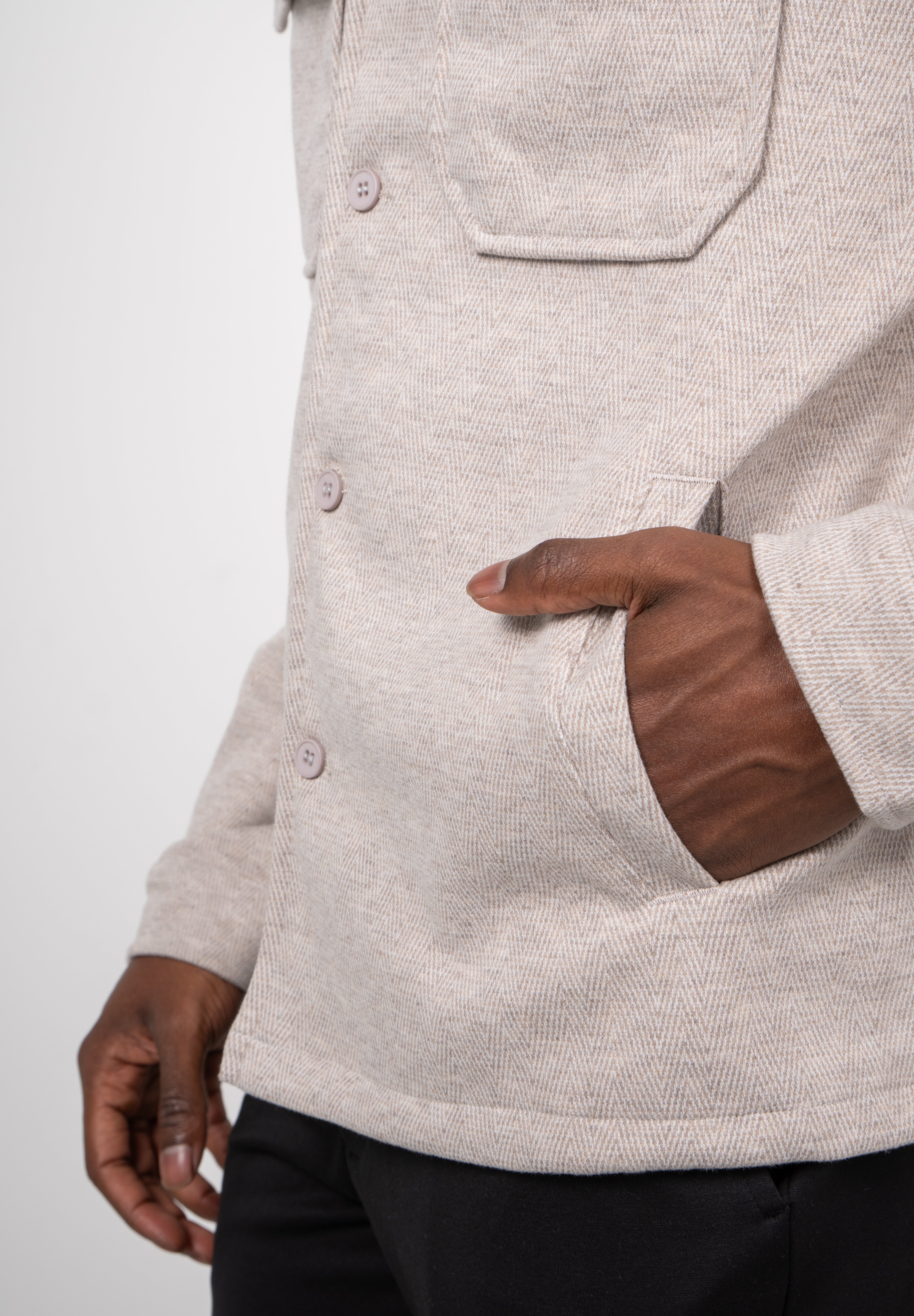 Jaqueta Masculina Tweed Inverno