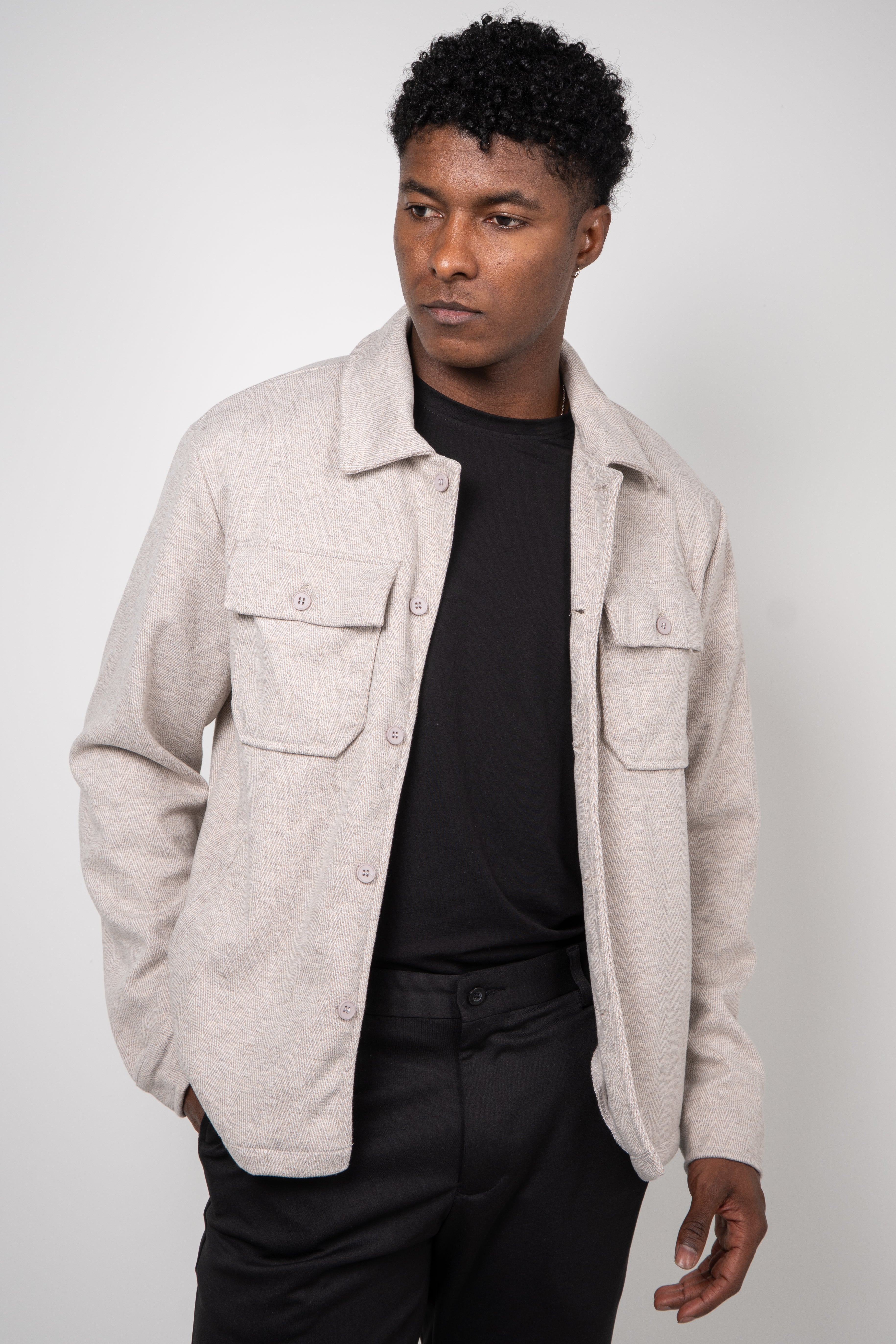 Jaqueta Masculina Tweed Inverno