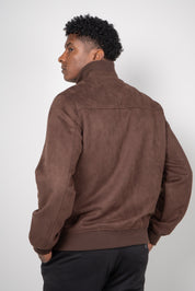 Jaqueta Masculina Zíper Gola Alta Inverno