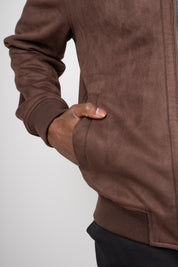 Jaqueta Masculina Zíper Gola Alta Inverno