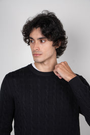 Suéter Tricot Masculino Gola Careca Premium