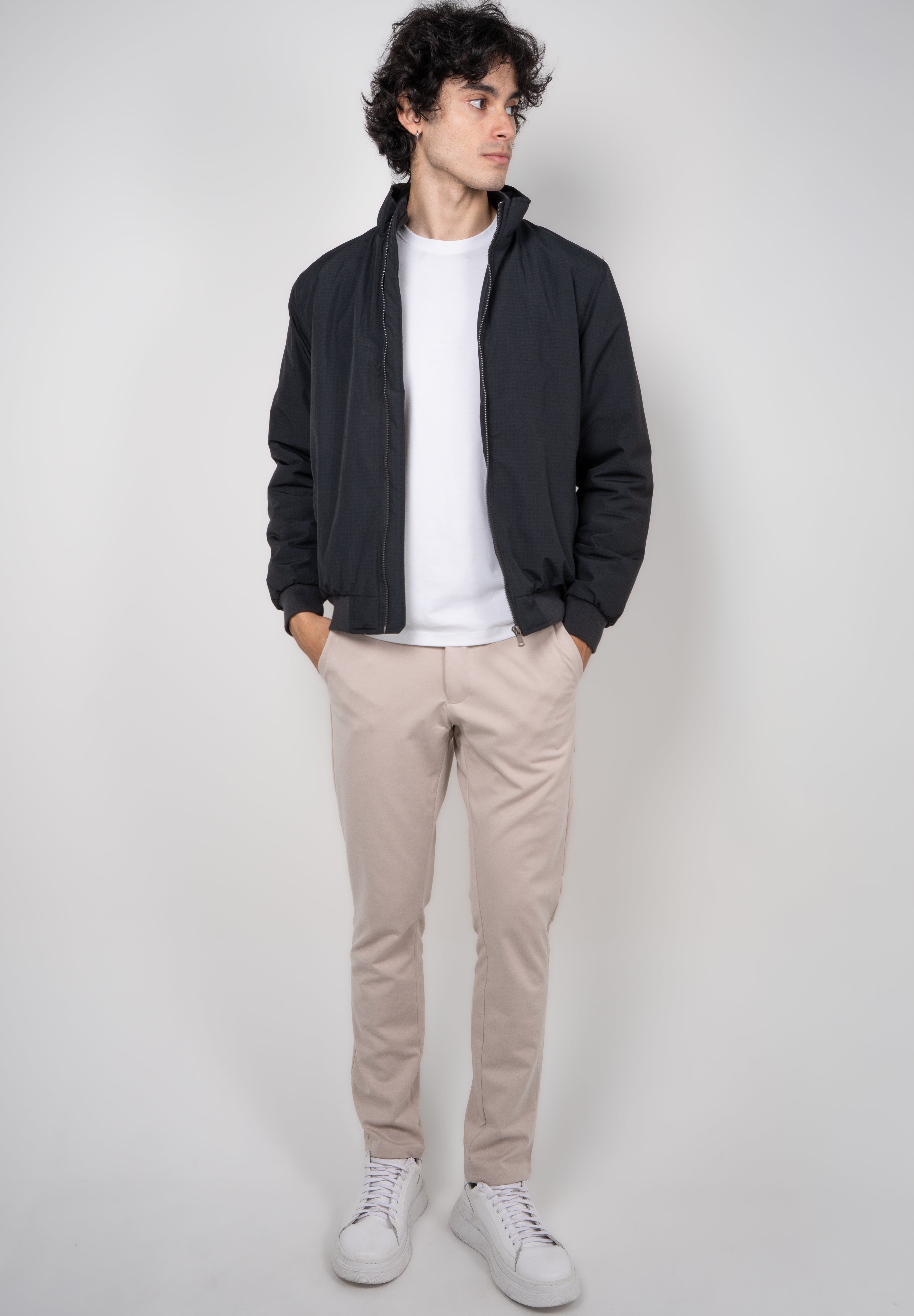 Jaqueta Masculina Zíper Nylon
