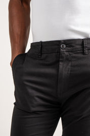 Calça de Alfaiataria Sarja Masculina com Ajuste Lateral