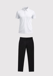 Kit Essencial - Calça Malha + Polo Tech