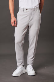 Calça Alfaiataria Malha Masculina Super Stretch