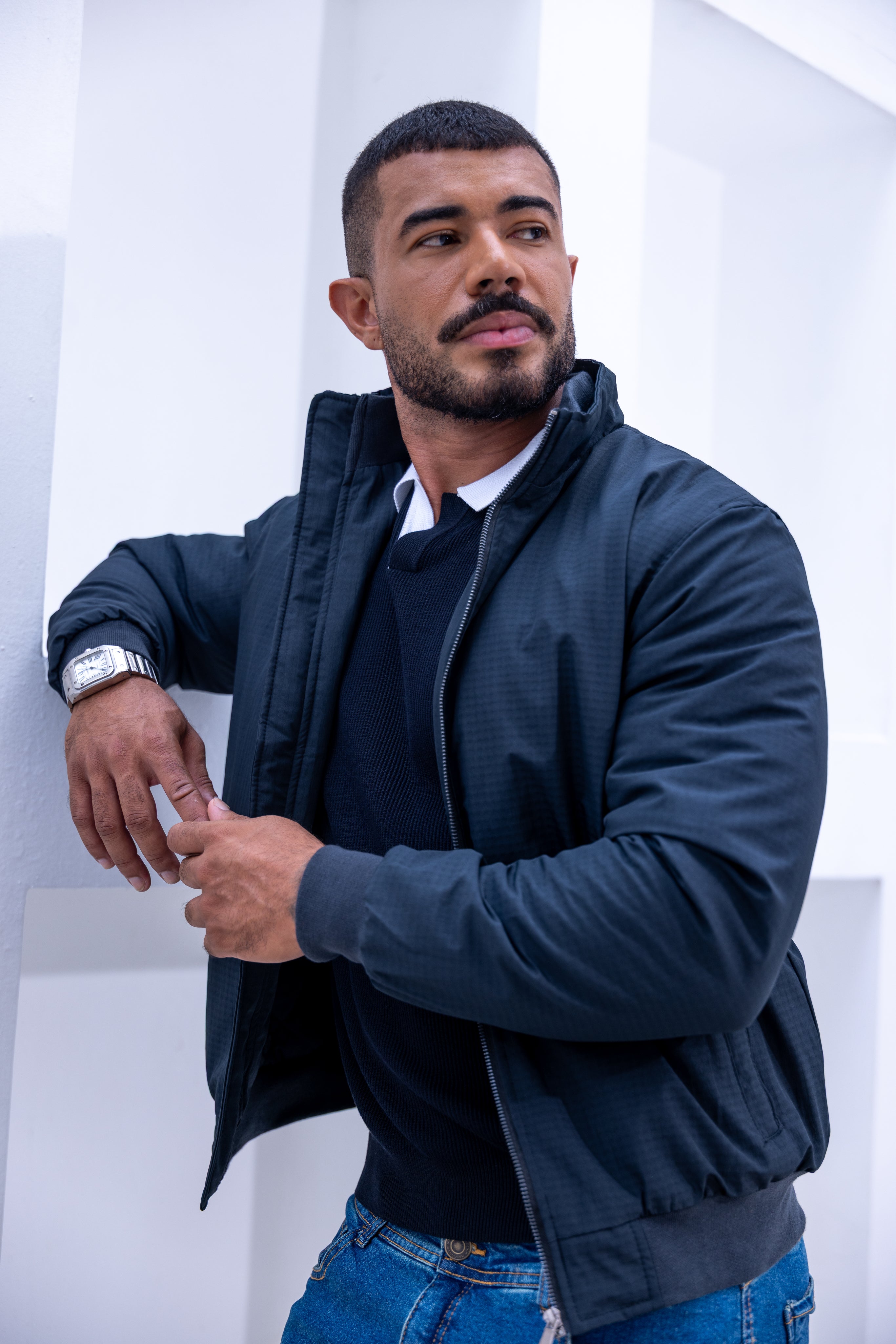 Jaqueta Masculina Zíper Nylon