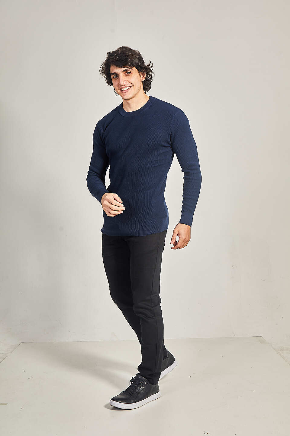 Suéter Tricot Masculino Gola Redonda - Conforto e Estilo