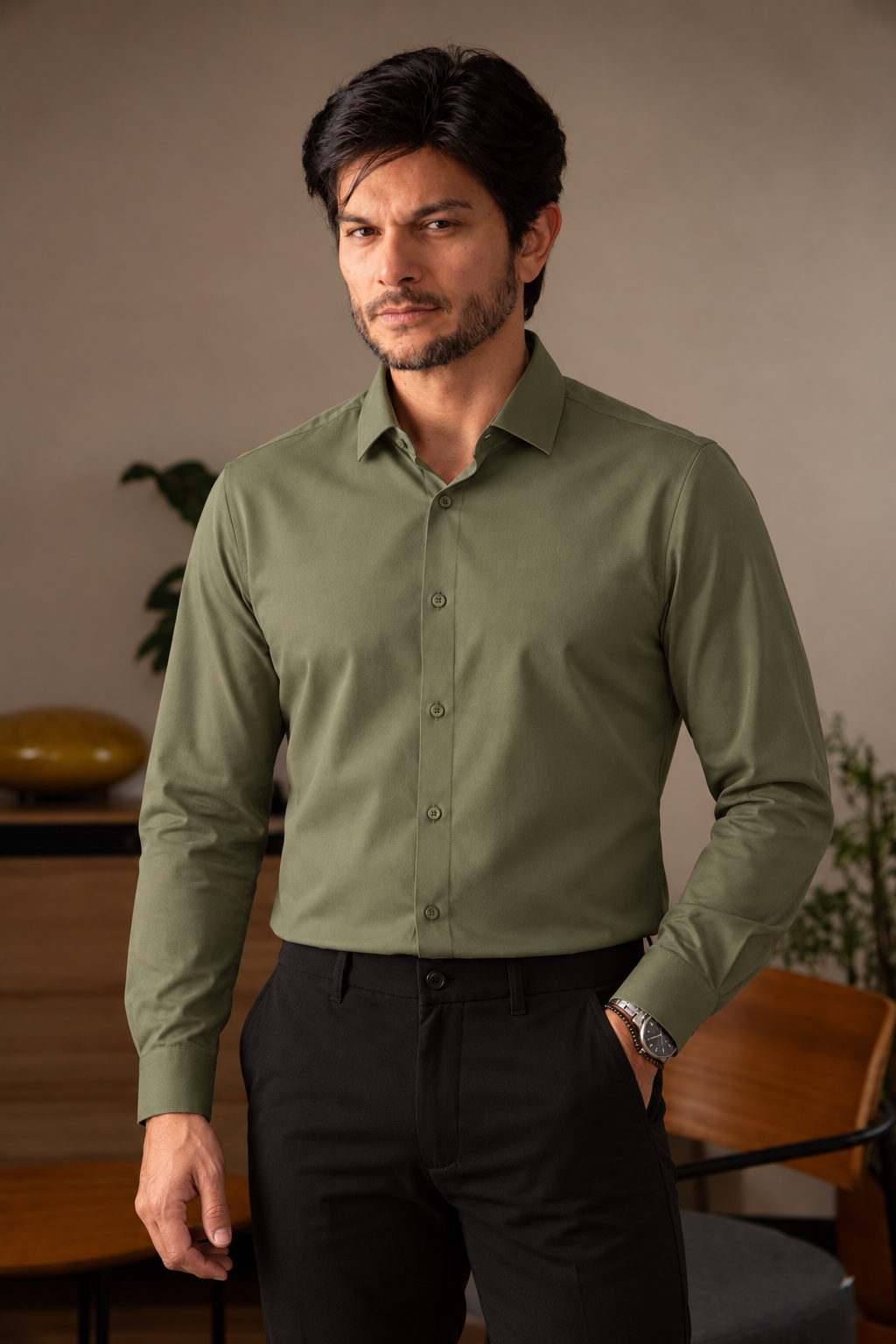 Camisa Social Tech Super Stretch
