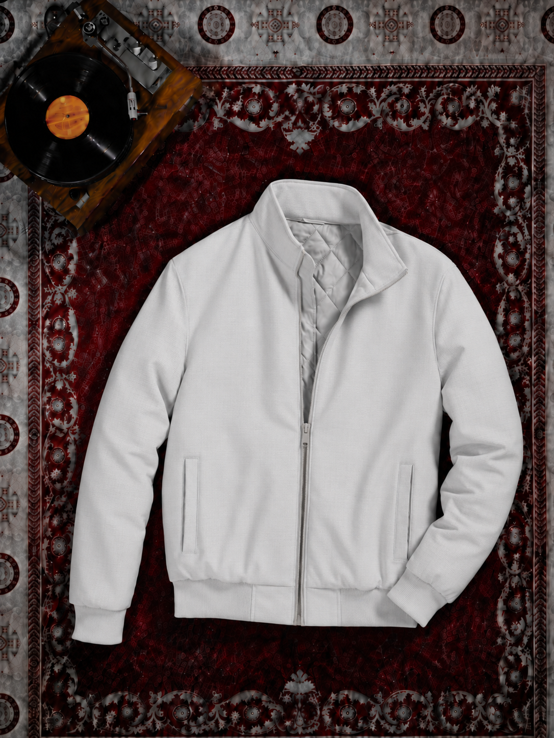 Jaqueta Masculina Zíper Nylon