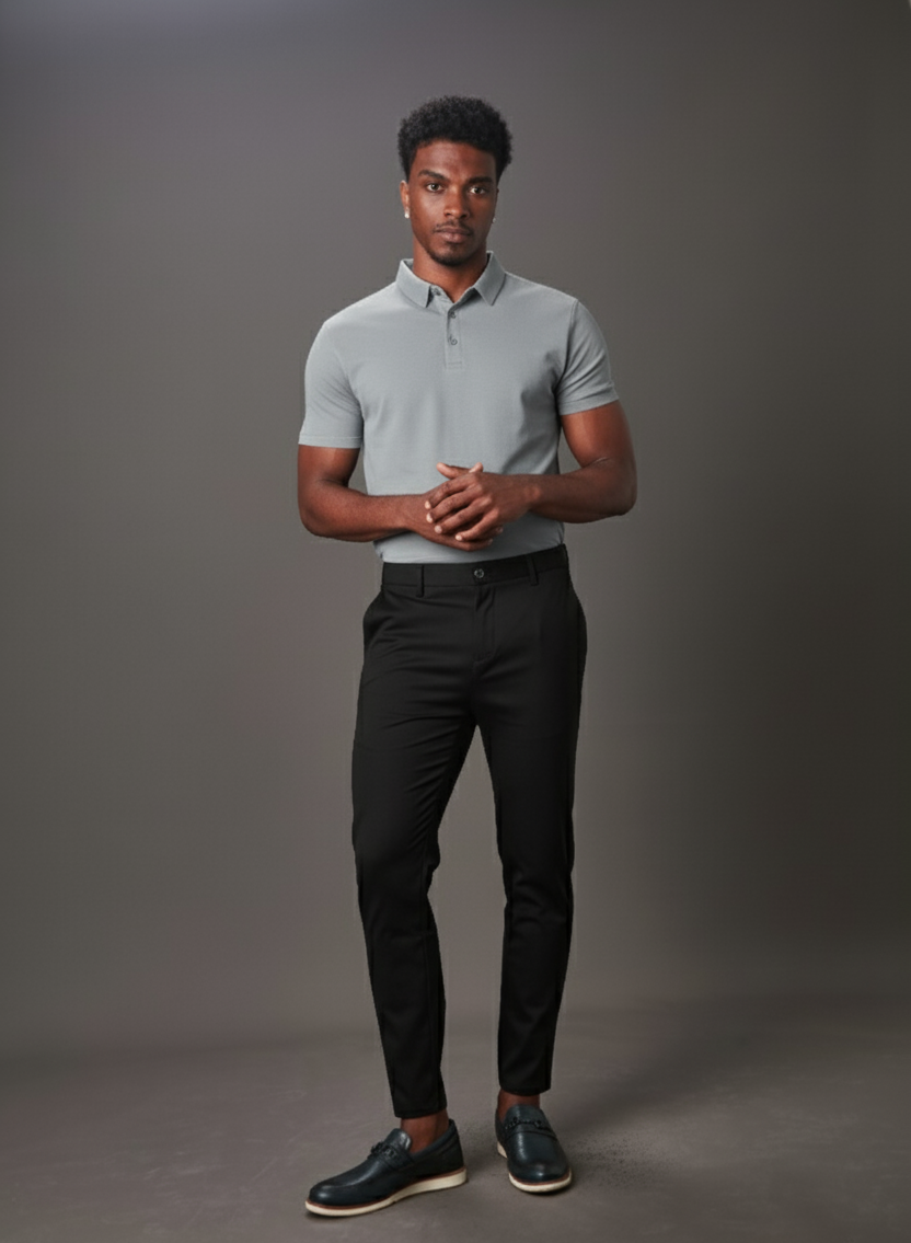 Kit Essencial - Calça Malha + Polo Tech