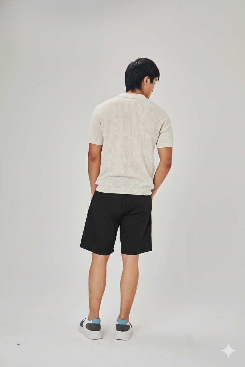 Polo Trictor Gola V Texturizada