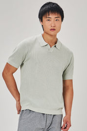 Polo Trictor Gola V Texturizada