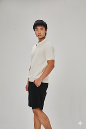 Polo Trictor Gola V Texturizada