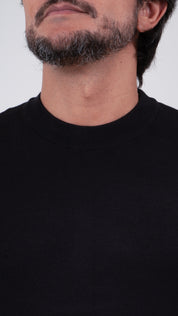 Camiseta Tricot Masculina Slim Básica