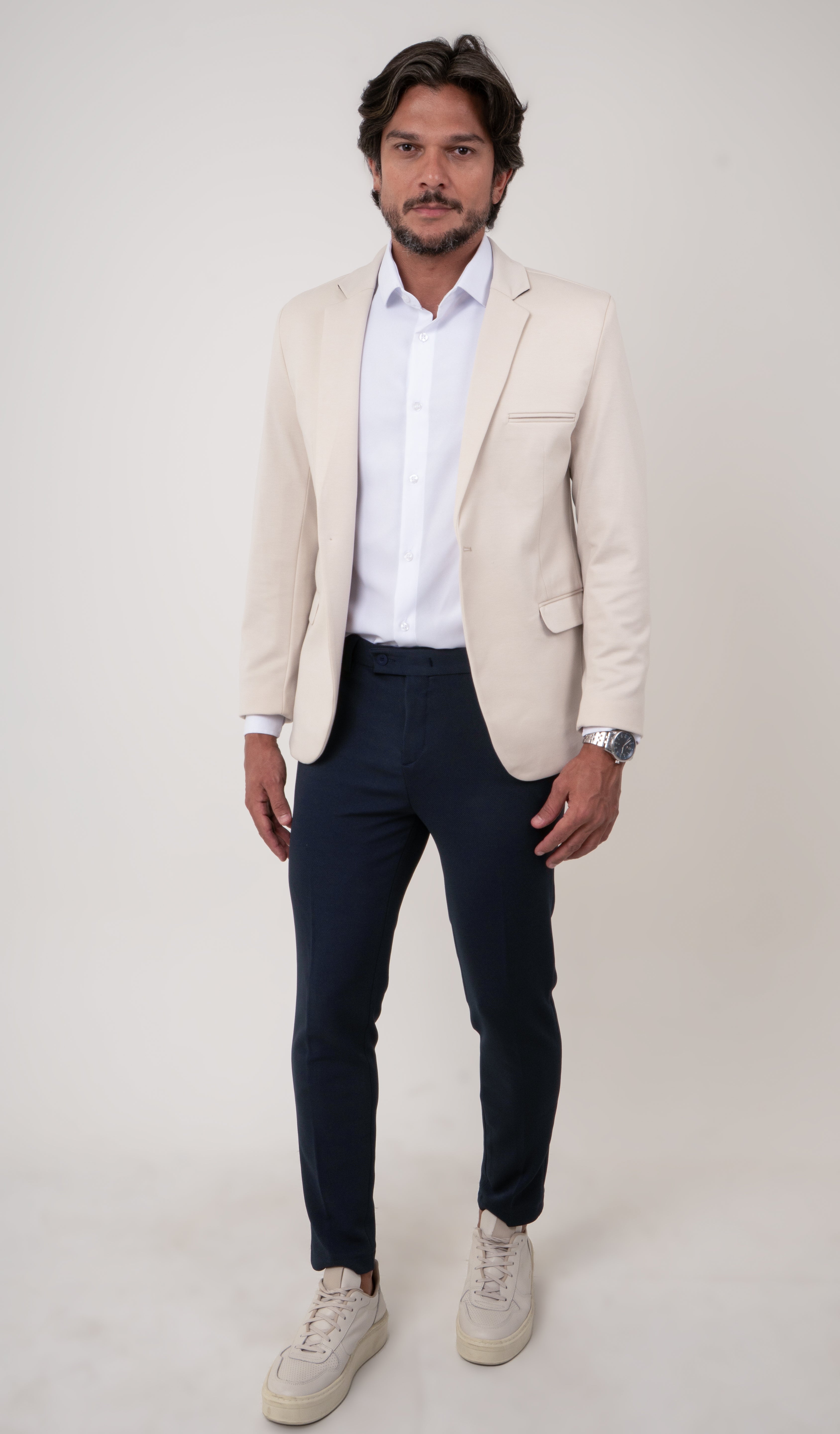 Blazer Masculino Slim Malha Confort