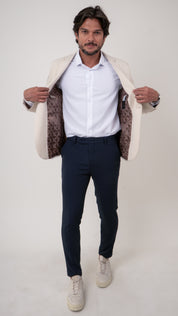 Blazer Masculino Slim Malha Confort