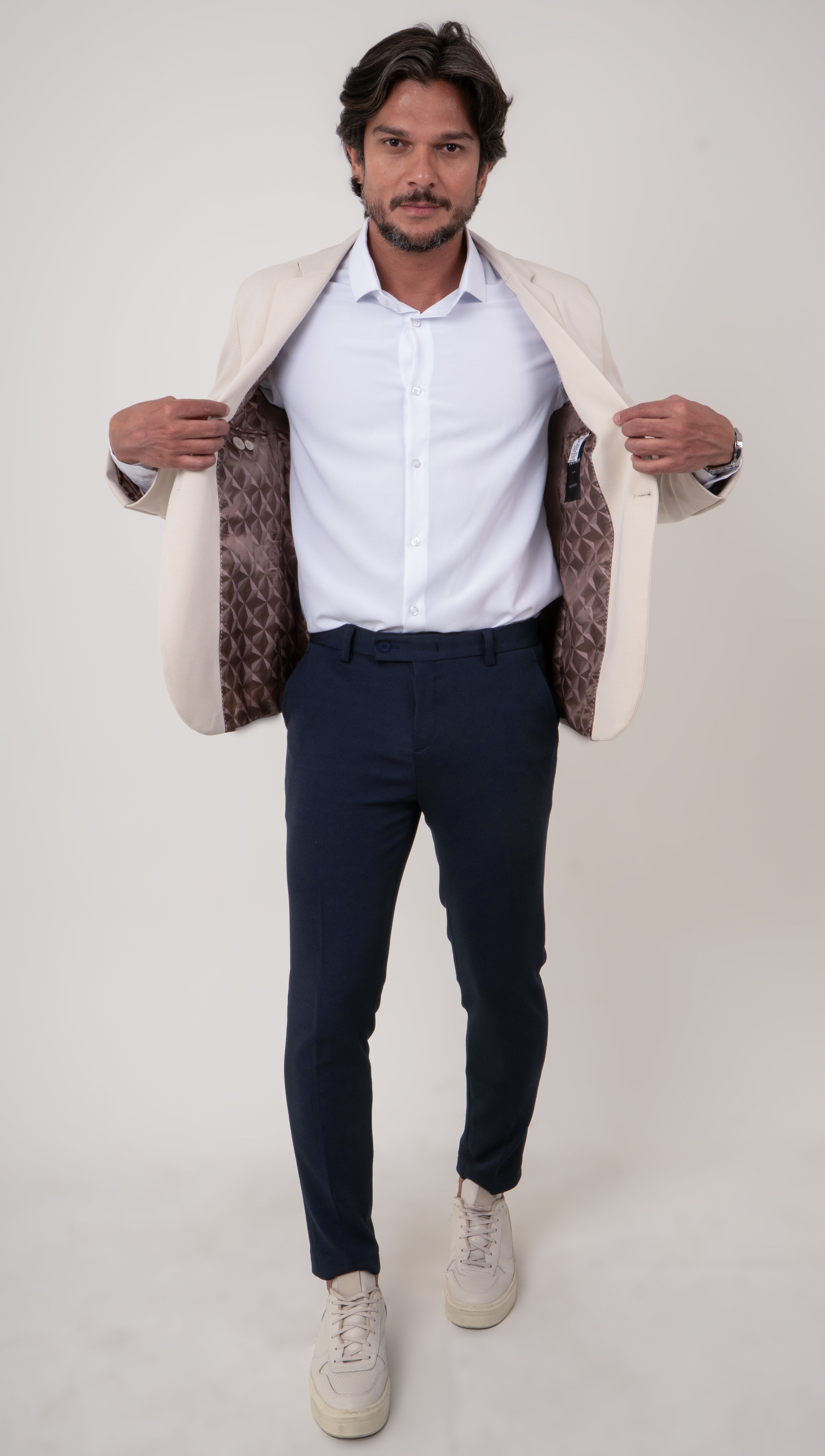 Blazer Masculino Slim Malha Confort