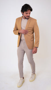 Blazer Masculino Slim Malha Confort