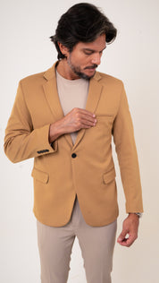 Blazer Masculino Slim Malha Confort