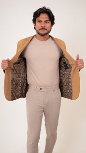 Blazer Masculino Slim Malha Confort