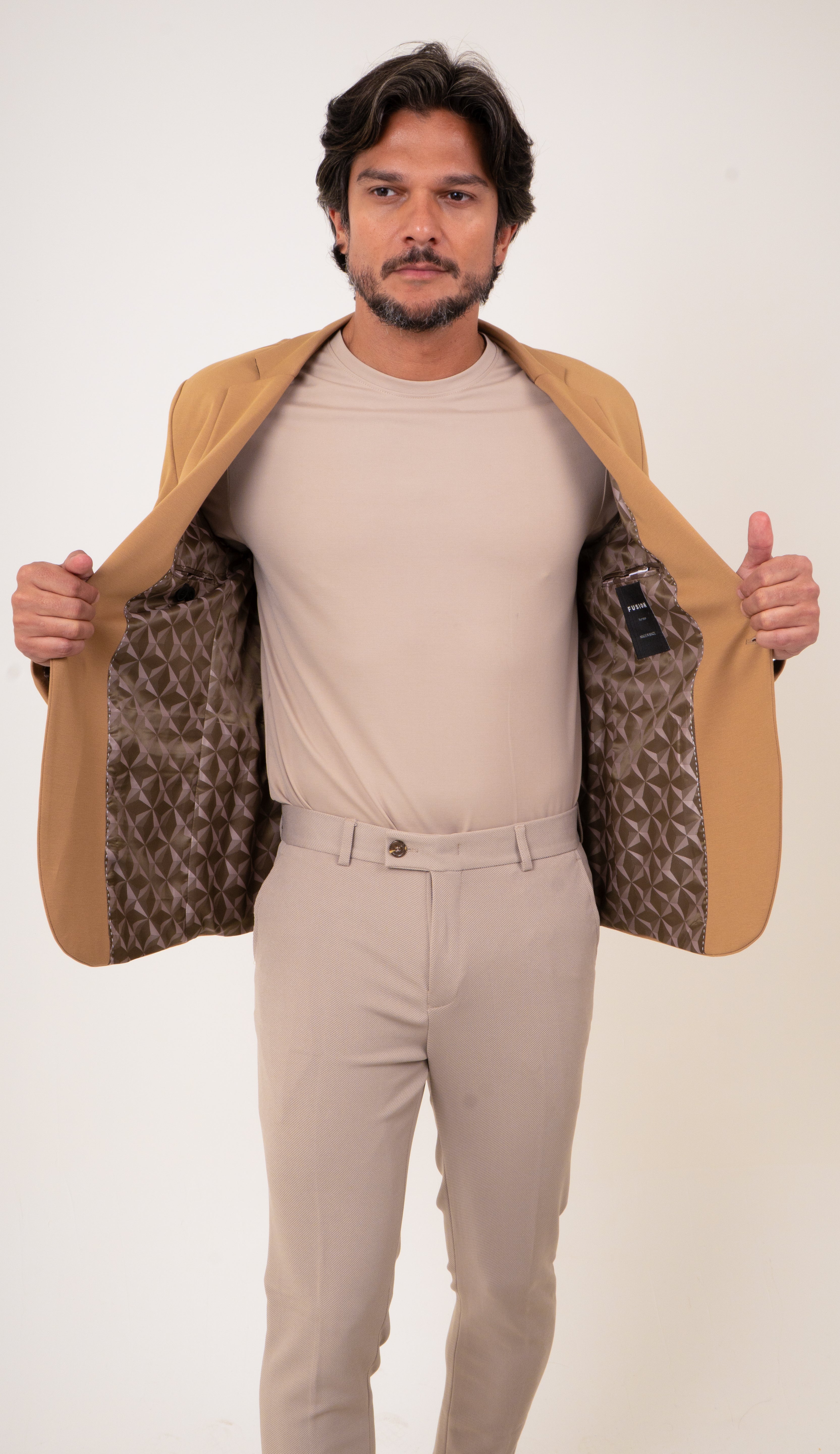 Blazer Masculino Slim Malha Confort