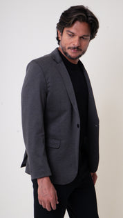 Blazer Masculino Slim Malha Confort