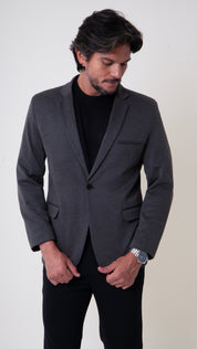 Blazer Masculino Slim Malha Confort