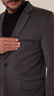 Blazer Masculino Slim Malha Confort