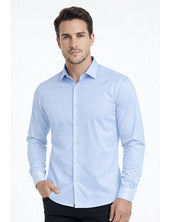 Camisa Social Masculina Manga Longa Passa Fácil