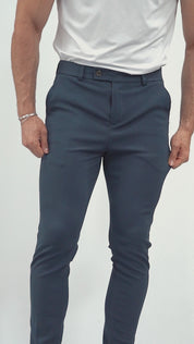 Calça Alfaiataria Malha Masculina Super Stretch