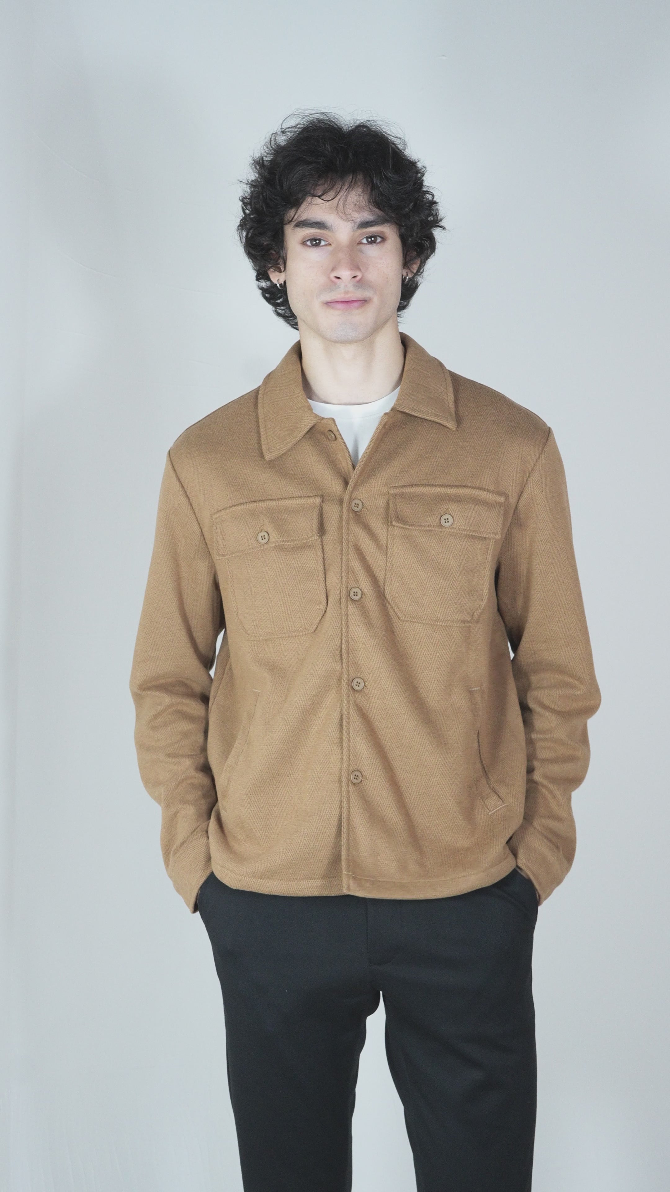Jaqueta Masculina Tweed Inverno